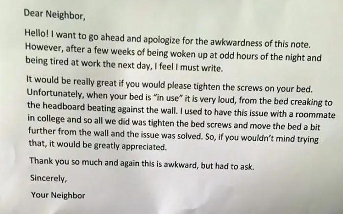 My Friend Came Home To Find This Note On His Door
