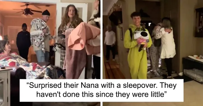 "I Will Never Forget This": Grandparents Love Their Adult Grandkids Surprising Them With Sleepovers