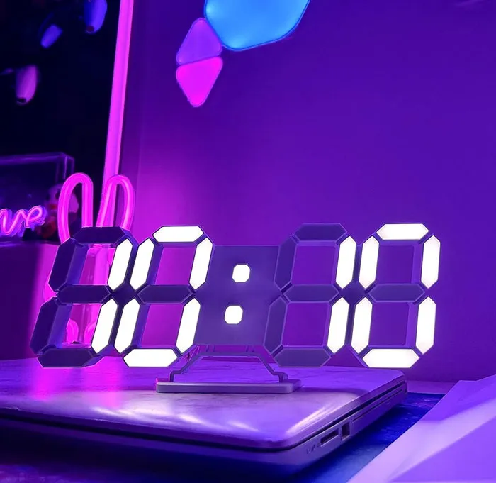 Time Just Got A Whole Lot More Mesmerizing With The <a Style="Display:inline;" Href="Https://Www.amazon.com/Dp/B088k613rk?ascsubtag=6298531%2c14%2c34%2cd%2c0%2c0%2cgoogle.com%2c0%3a0%2c18433046%2c0%2c0%2cgoogle&th=1&linkcode=ll1&tag=bpeagle-20&linkid=ba6c639be34f1e3c4168ef6469fb755f&language=en_us&ref_=as_li_ss_tl" Target="_blank"><span Style="Font: Inherit; Color: #d74b1f;"> 3D Digital LED Wall Clock</Span> - A Futuristic Showstopper For Your Wall