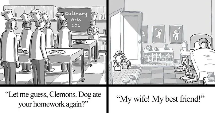 Artist Turns Ordinary Everyday Situations Into Funny One-Panel Comics (30 Pics)