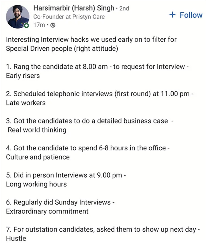 And Then He Wonders Why Employees Don’t Stay