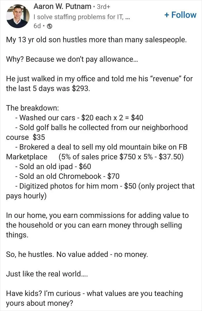 Let's Bring The Toxic Traits Of Work And Capitalism Home To Teach The Kids About The "Real World"