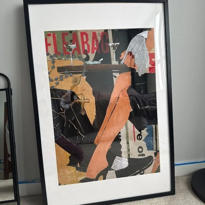 Give Your Space Some Irreverent Flair With A Side Of Fourth-Wall-Breaking Finesse. This 'Fleabag' Portrait Is The Companion Piece For Late-Night Laughs And Existential Musings.