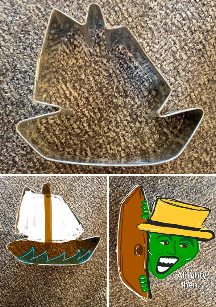 My Aunt And My Mom Say It’s A Candle But I Really Don’t See It… What Is It! I Was Saying It’s A Sail Boat