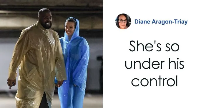 “Unbelievable, She’s Smiling”: Bianca Censori Dons Raincoat But Little Else With Husband Kanye
