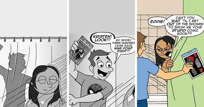 My 28 Comics Featuring Funny Situations From The Life Of A Comic Book Collector