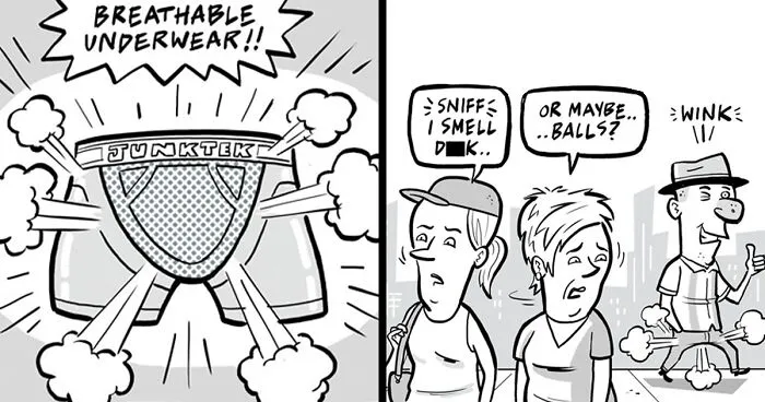 I Created 20 Comics Featuring Themes Of Doom, Failure, Cynicism, Crime, And Punishment