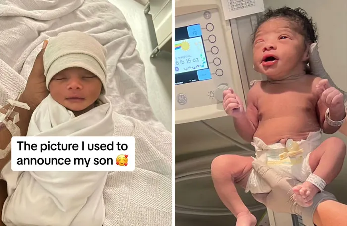 35 Parents Share Pics They Used To Announce Their Baby’s Birth Vs. What They Actually Looked Like