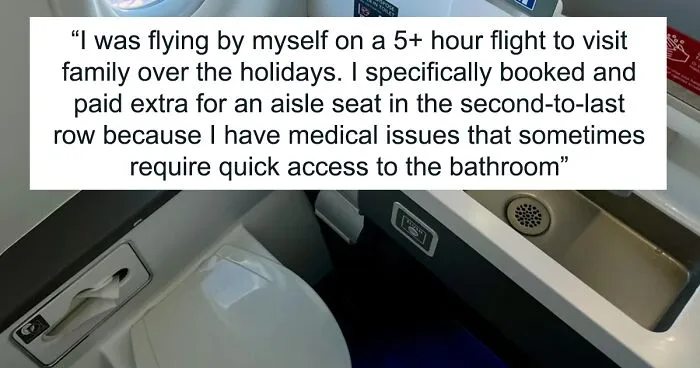 Flight Attendants Refuse To Mediate When Pregnant Woman Demands To Swap Seats, Man Says He Needs It 