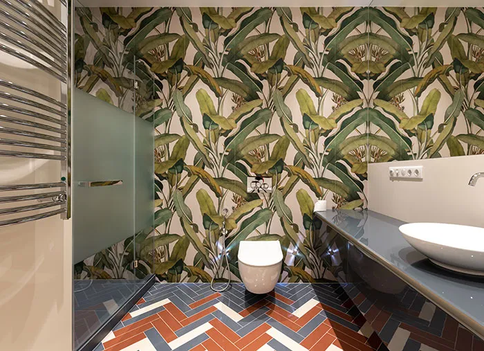 Transport Your Shower Room To An Exotic Place With Murals