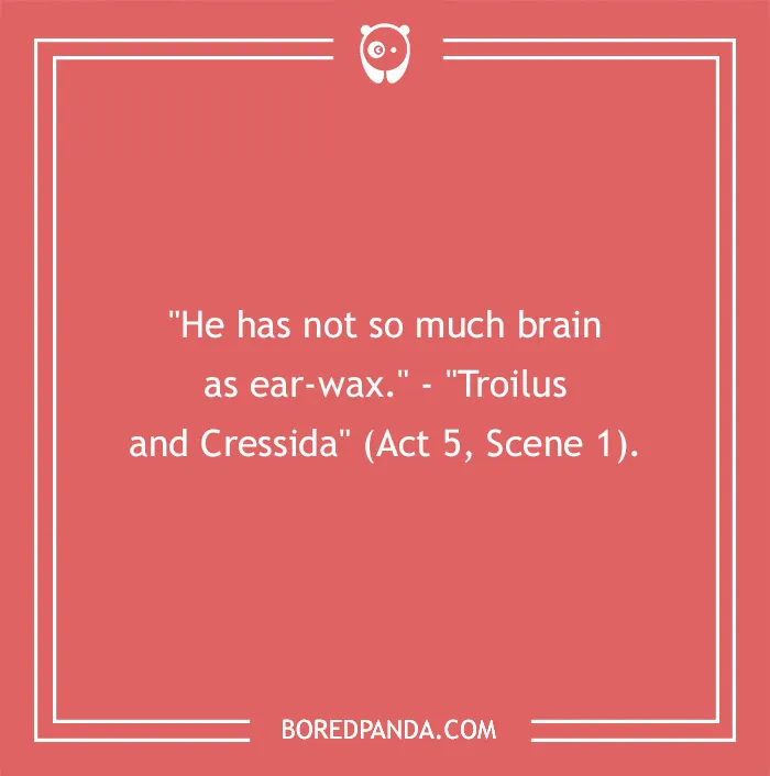 100 Shakespeare Insults That Are A Blast To Read