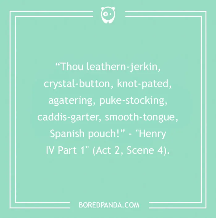 100 Shakespeare Insults That Are A Blast To Read