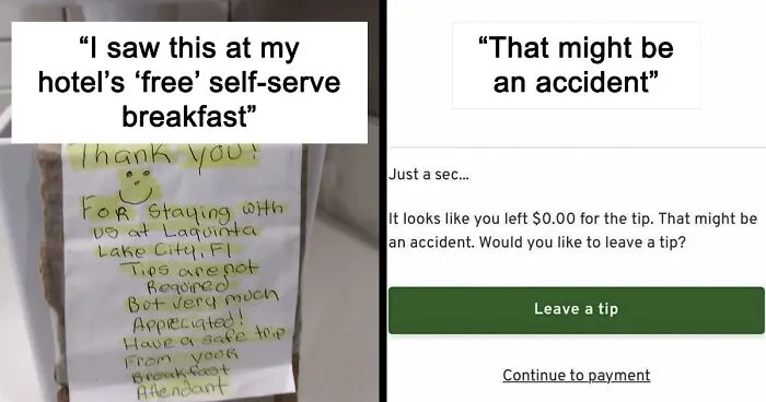 ‘End Tipping’: 45 Pics That Show Tipping Culture In The US Needs To Change, And Fast