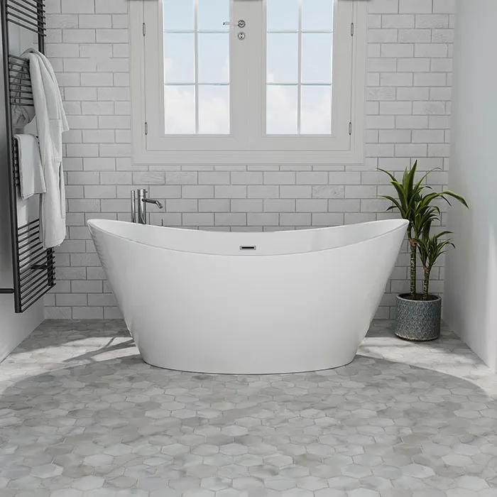 Empava 59-inch Acrylic Freestanding Bathtub