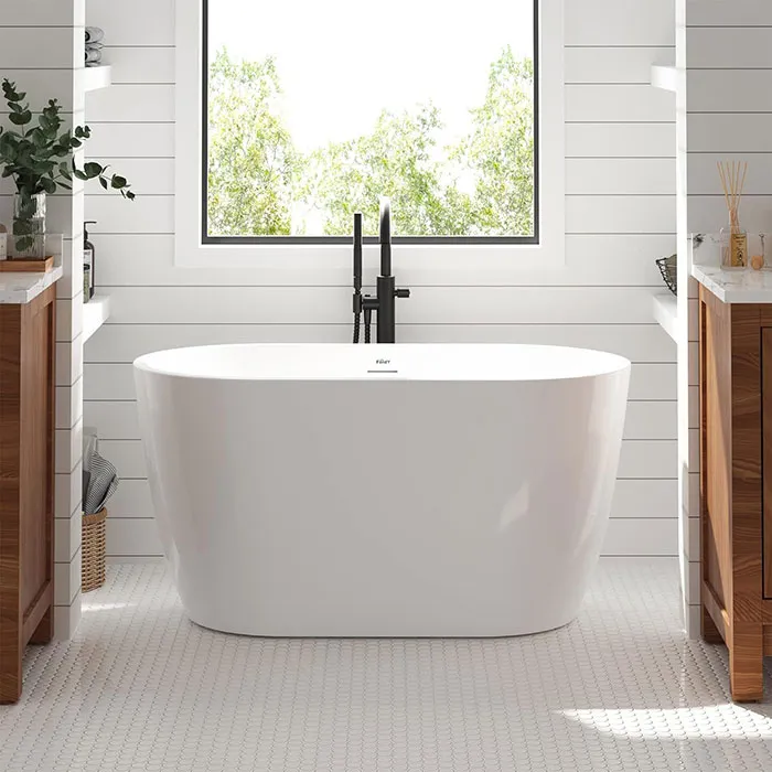 Ferdy 47-inch Bali Acrylic Freestanding Bathtub