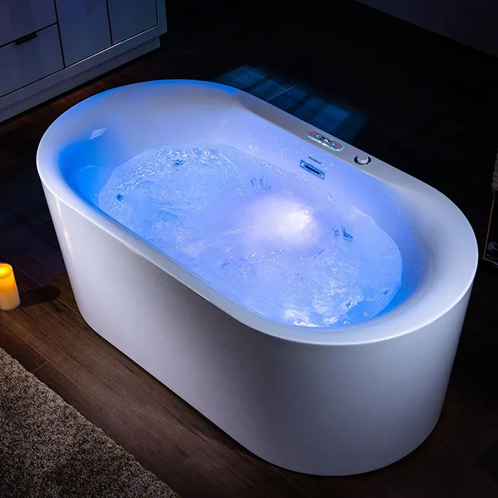 Woodbridge 59-inch Whirlpool Freestanding Bathtub
