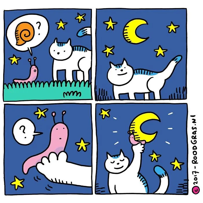 "I Think Everyone Loves Cats": 28 Adorable Comics By Rob Van Barneveld (New Pics)
