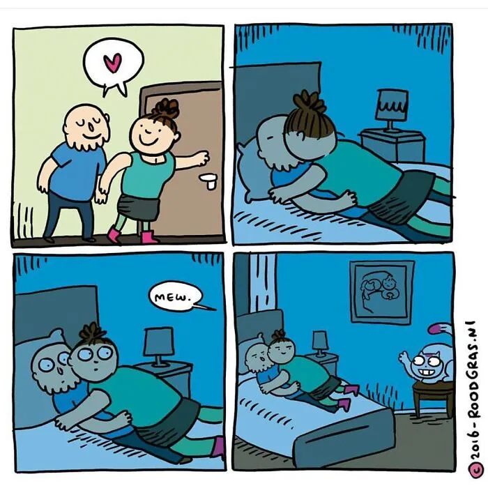 "I Think Everyone Loves Cats": 28 Adorable Comics By Rob Van Barneveld (New Pics)