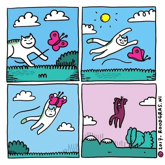 "I Think Everyone Loves Cats": 28 Adorable Comics By Rob Van Barneveld (New Pics)