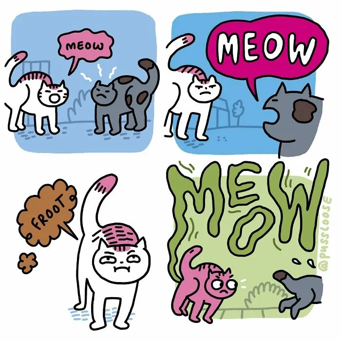"I Think Everyone Loves Cats": 28 Adorable Comics By Rob Van Barneveld (New Pics)