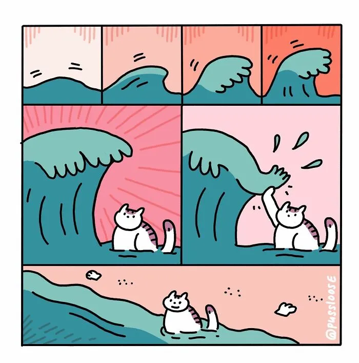 "I Think Everyone Loves Cats": 28 Adorable Comics By Rob Van Barneveld (New Pics)
