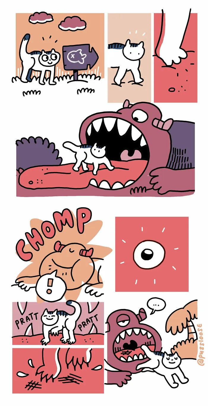 "I Think Everyone Loves Cats": 28 Adorable Comics By Rob Van Barneveld (New Pics)