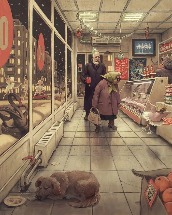 Este artista sigue creando controvertidas ilustraciones llenas de mensajes ocultos