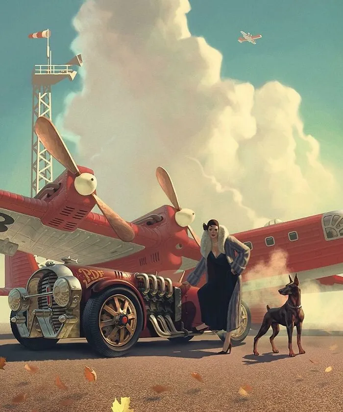 Este artista sigue creando controvertidas ilustraciones llenas de mensajes ocultos
