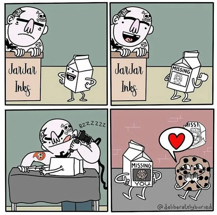34 Funny Comics For Those With A Darker Sense Of Humor By “Deliberately Buried Comics” (New Pics)