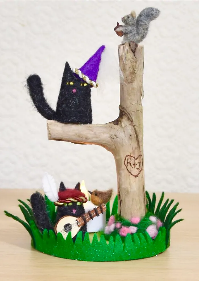 My Miniature Hand-Stitched Cats For Valentine’s Day (24 Pics)