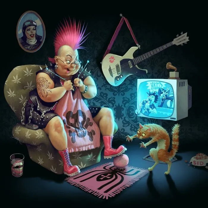 Este artista sigue creando controvertidas ilustraciones llenas de mensajes ocultos
