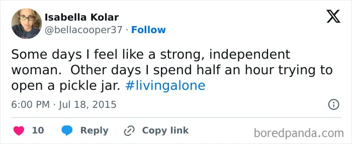Living-Alone-Funny-Tweets