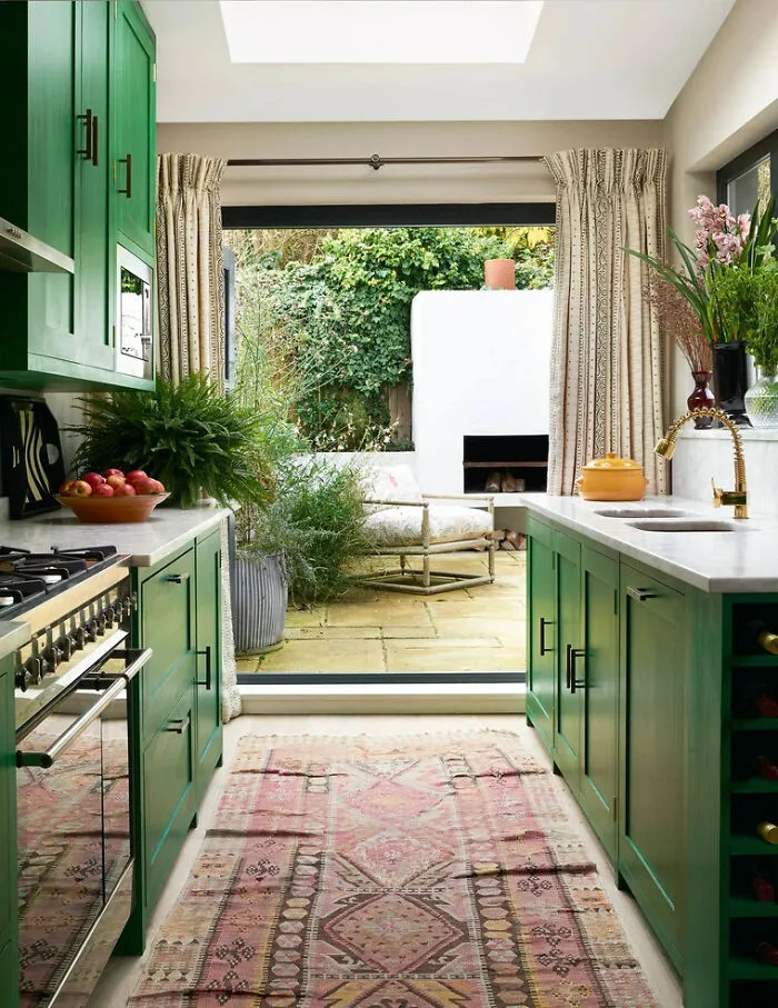 Install Cabinets To Match The Garden View
