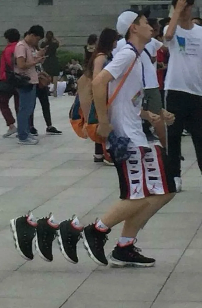 Advertising For Brand Shoes Taken To Another Level