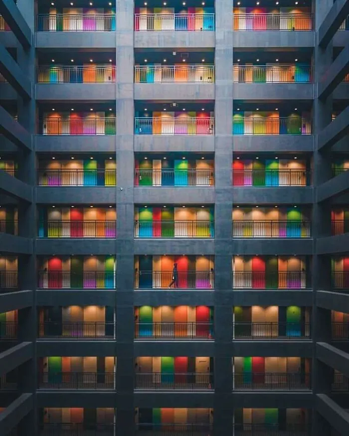 Residential Block In Japan