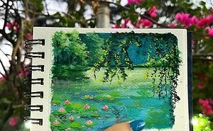 Using Gouache, Watercolor, And Acrylics This Artist Creates Stunning Landscape Paintings, And Here Are 72 Of The Best Ones