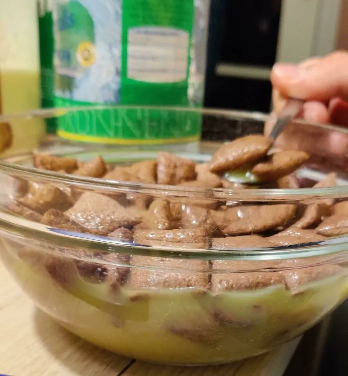 My Friend Eats His Cereal With Orange Juice