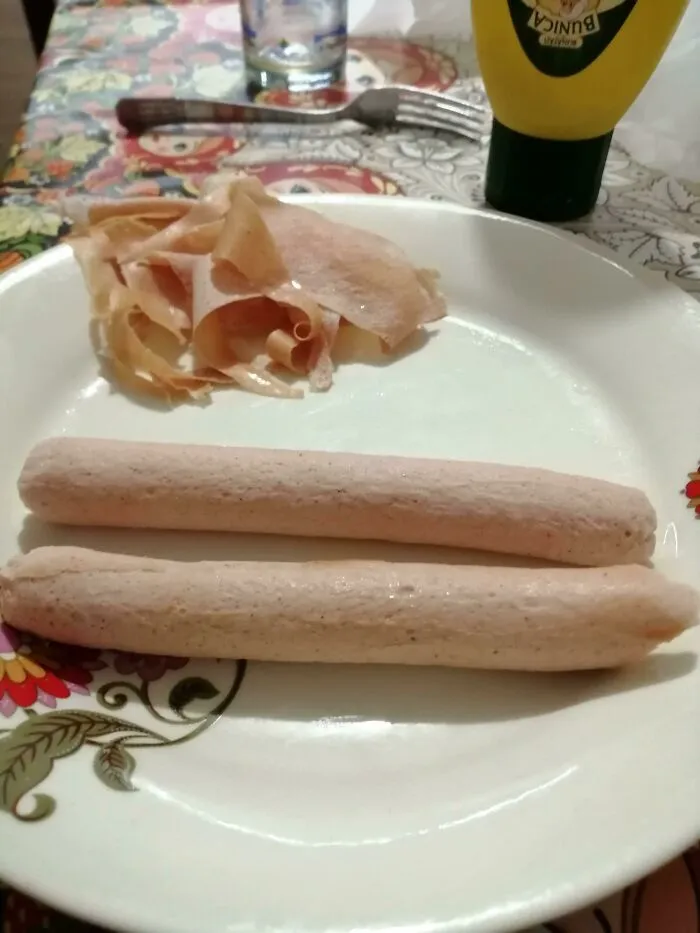 He Likes His Hotdogs Peeled