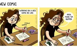 Artist Illustrates Her Relationship, Everyday Life, And Funny Situations In 25 Comics