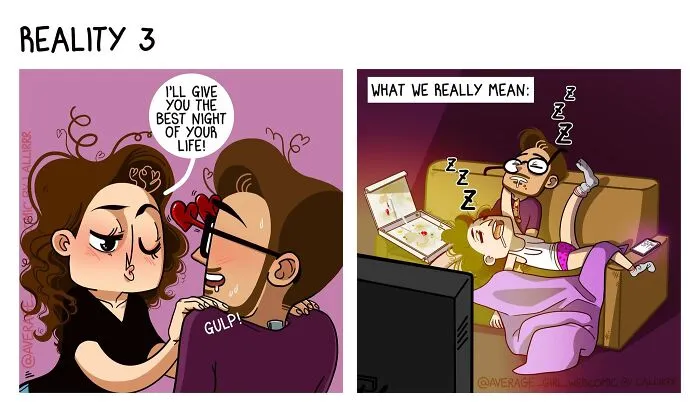 Artist Illustrates Her Relationship, Everyday Life, And Funny Situations In 25 Comics
