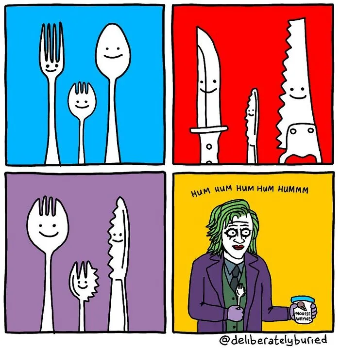 34 Funny Comics For Those With A Darker Sense Of Humor By “Deliberately Buried Comics” (New Pics)