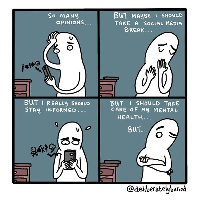34 Funny Comics For Those With A Darker Sense Of Humor By “Deliberately Buried Comics” (New Pics)