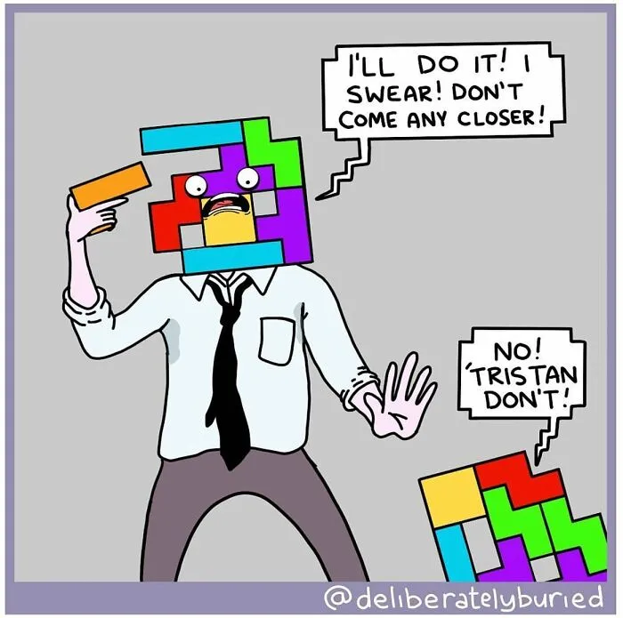 34 Funny Comics For Those With A Darker Sense Of Humor By “Deliberately Buried Comics” (New Pics)