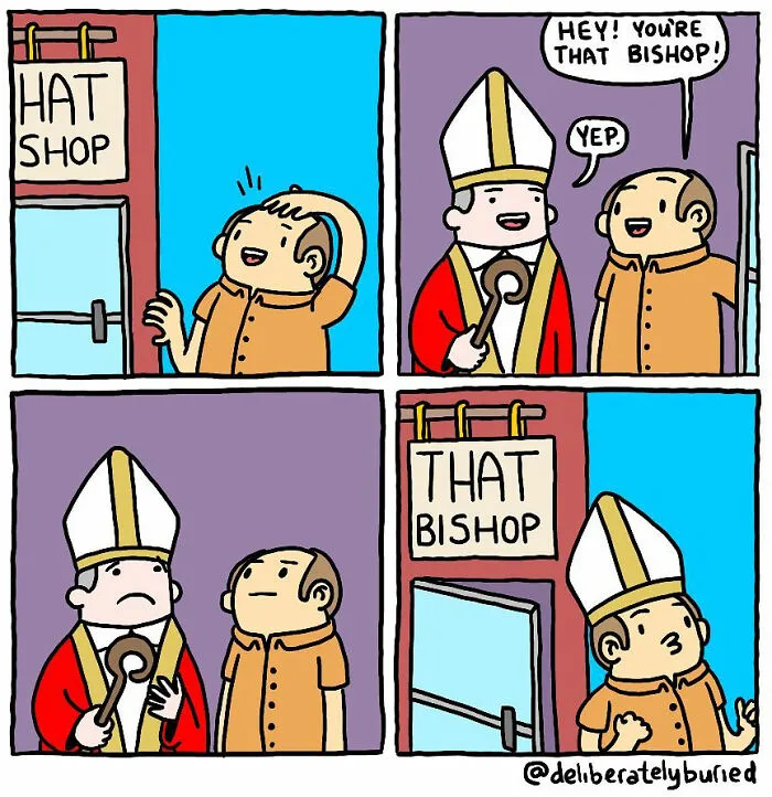 34 Funny Comics For Those With A Darker Sense Of Humor By “Deliberately Buried Comics” (New Pics)