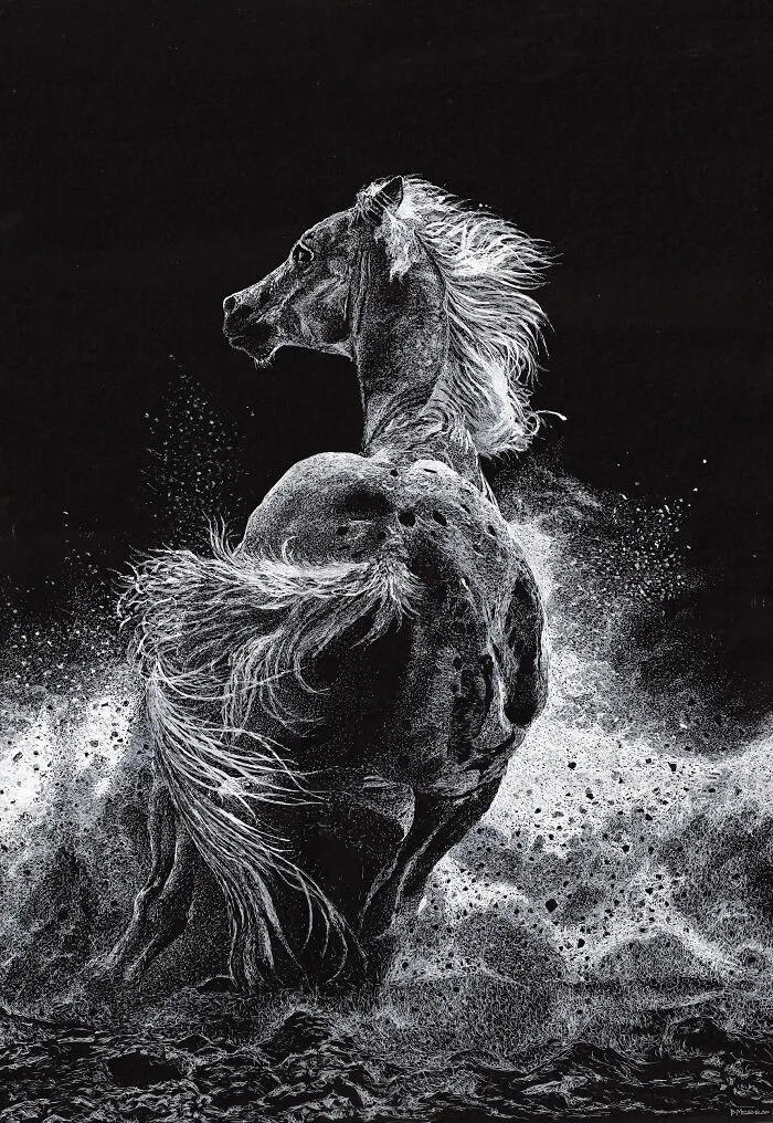 White On Black: 14 Of My Newest Artworks