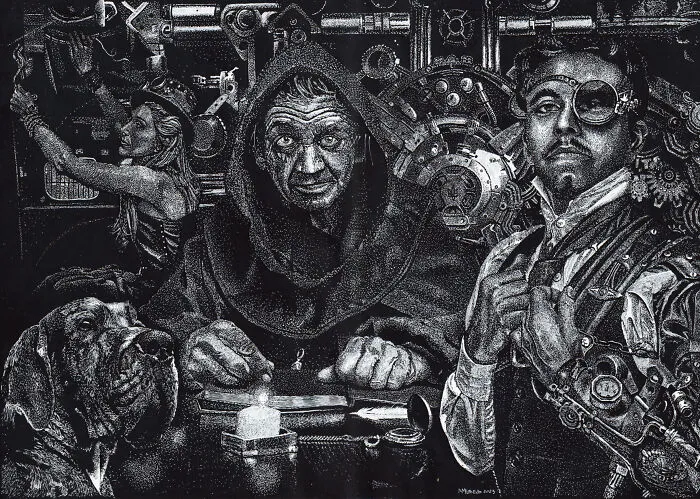 White On Black: 14 Of My Newest Artworks