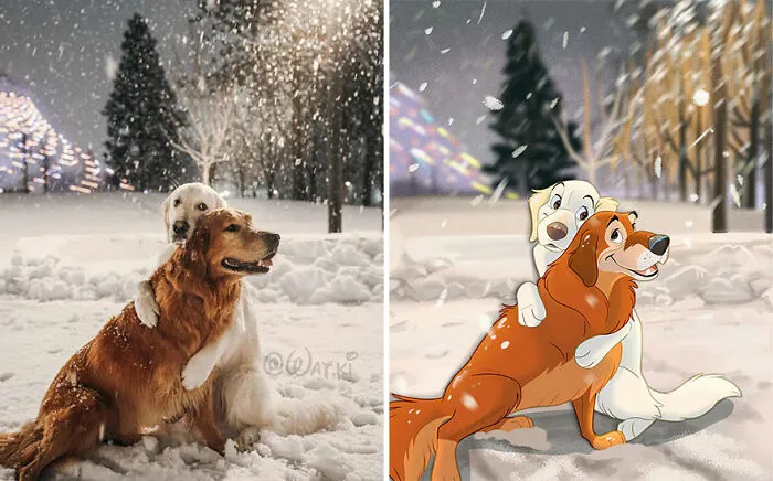 People Send Pics Of Their Pets To This Artist And She Disneyfies Them (22 New Pics)