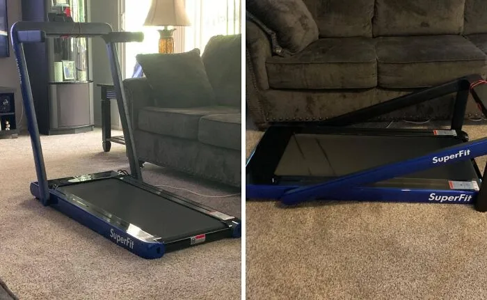Experience Ultimate Convenience With <span Style="Font:inherit;color:#d74b1f;"> Goplus 2 In 1 Folding Treadmill</Span>: 2.25HP Superfit Under Desk Electric Treadmill, Installation-Free