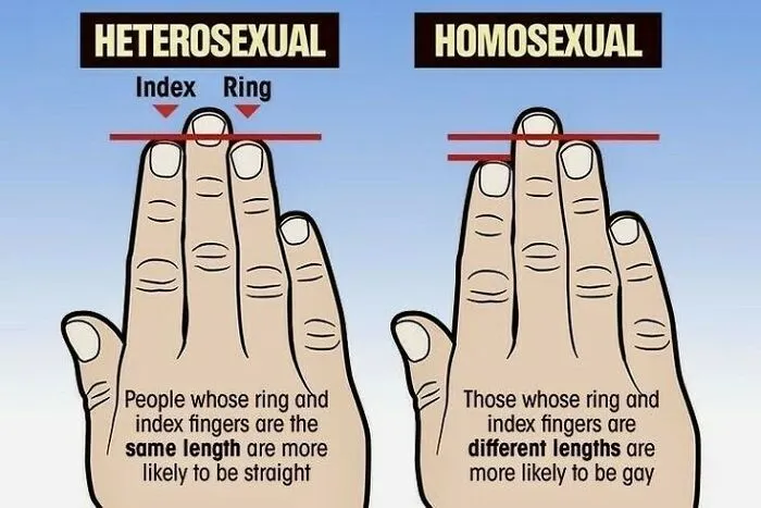 The Fingers Are Saying I'm Straight 😭😭