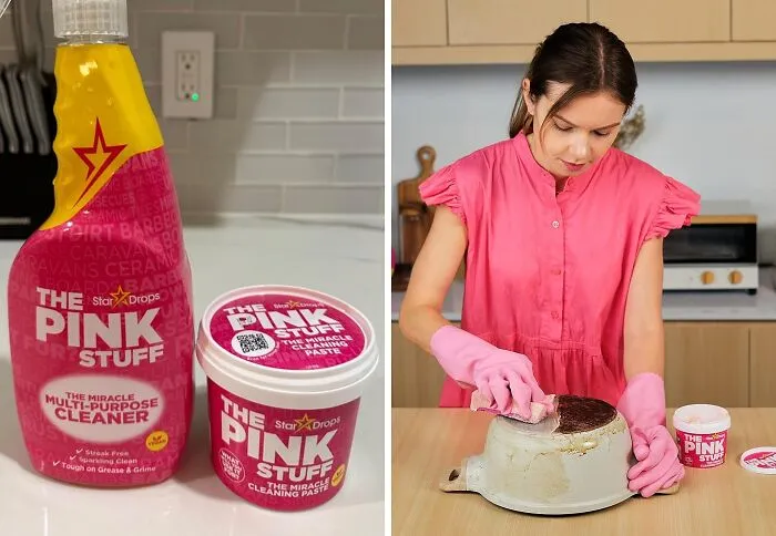 Experience The Magic Of <span Style="Font:inherit;color:#d74b1f;"> Stardrops - The Pink Stuff</Span>: Your Miracle All-Purpose Cleaning Paste For Sparkling Surfaces!